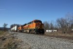 BNSF 3280 leads NS 264